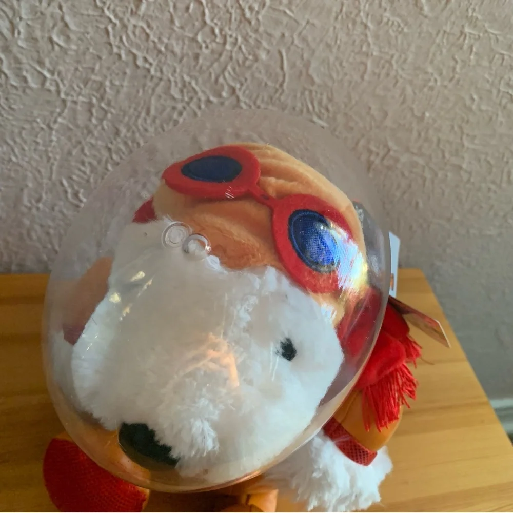 Snoopy Orange Plush Squishable Space Astronaut
